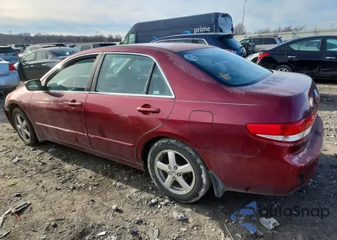 2004 Honda Accord Ex из США, поврежденный, VIN 1HGCM56694A063013